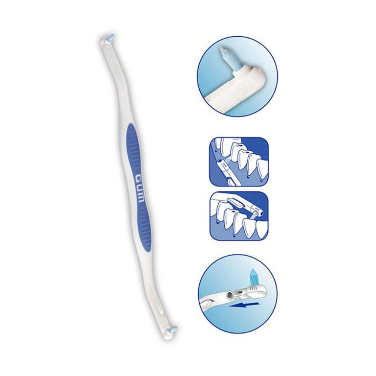 GUM Sulcus Brush Dual End Starter Kit (12 Pack Value) – Super Dental Store