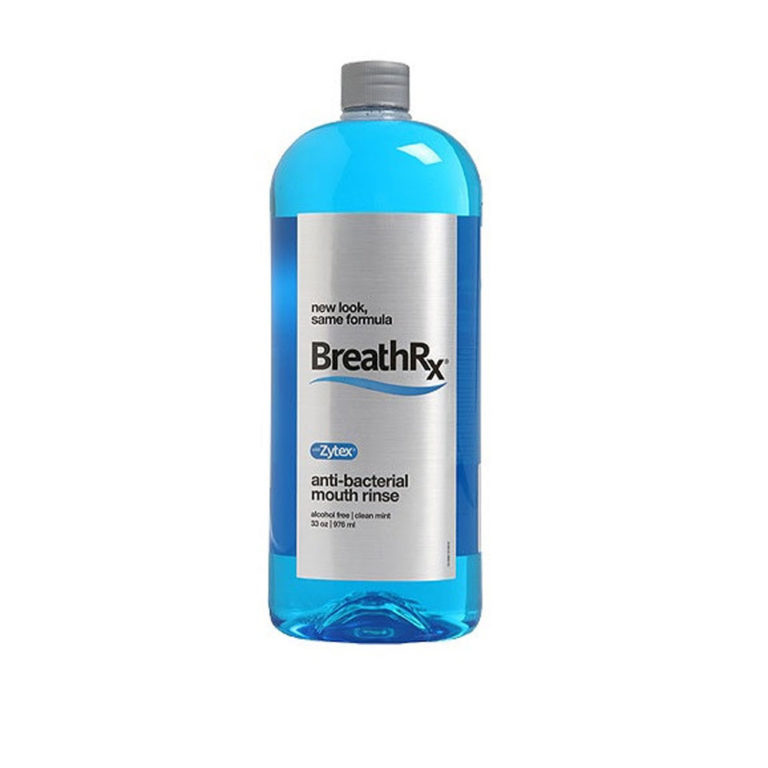 Breath RX (33 OZ) Alcohol Free Anti Bacterial Mouth Rinse ...